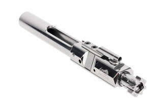 Cryptic Coatings Mystic Silver AR 308 bolt carrier group for .308 Win has an ultra-slick 0.3 coefficient of friction